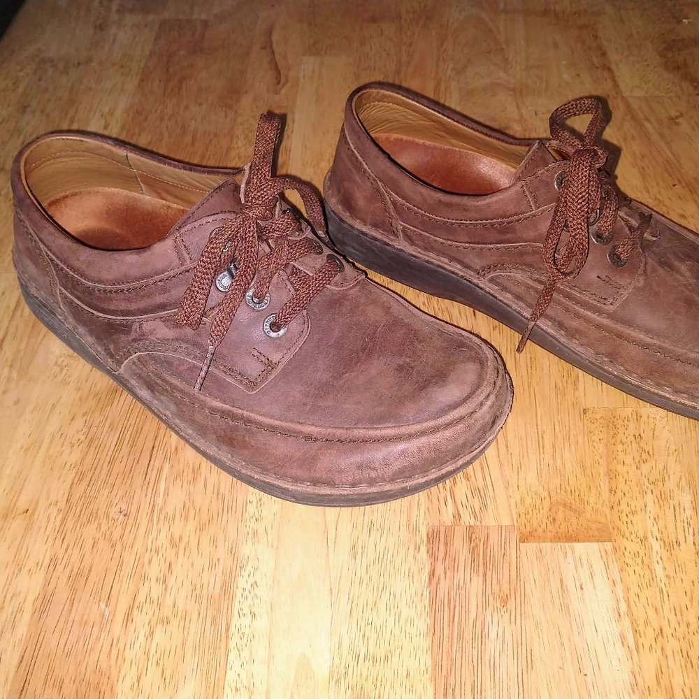 Birkenstock Lace Up Leather Shoes
